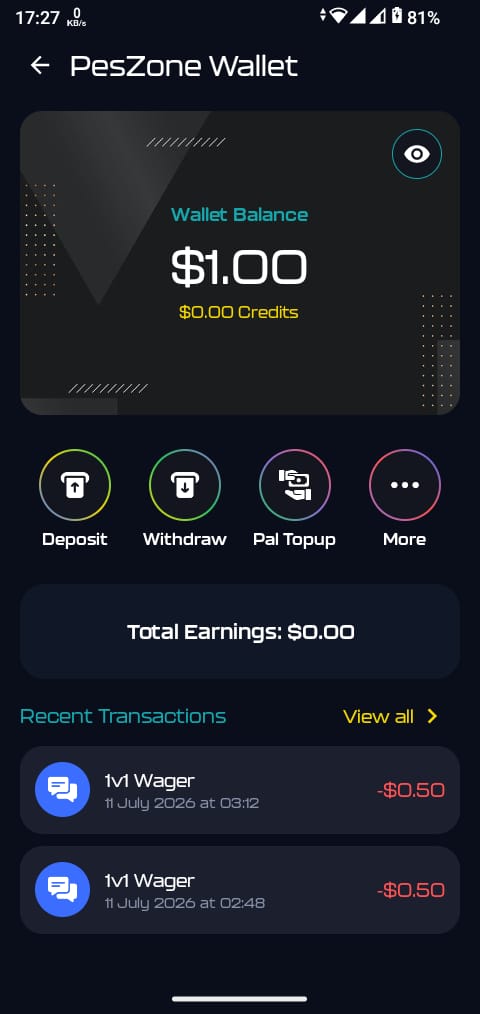 Dual Balance Wallet